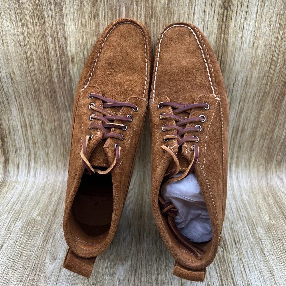 Brooks Brothers Hayden Camp Chukka Boots Men's Size 11 Brown Suede Moc Toe 5229